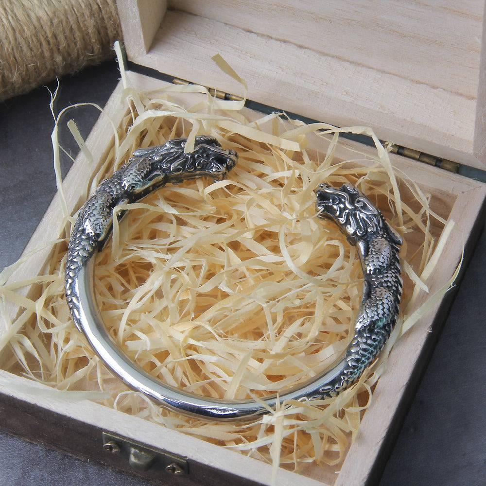 Guardian Fafnir Torc Bracelet - Stainless Steel