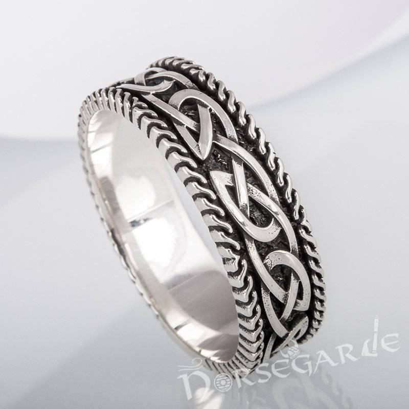 Handcrafted Endless Celtic Knot Band - Sterling Silver