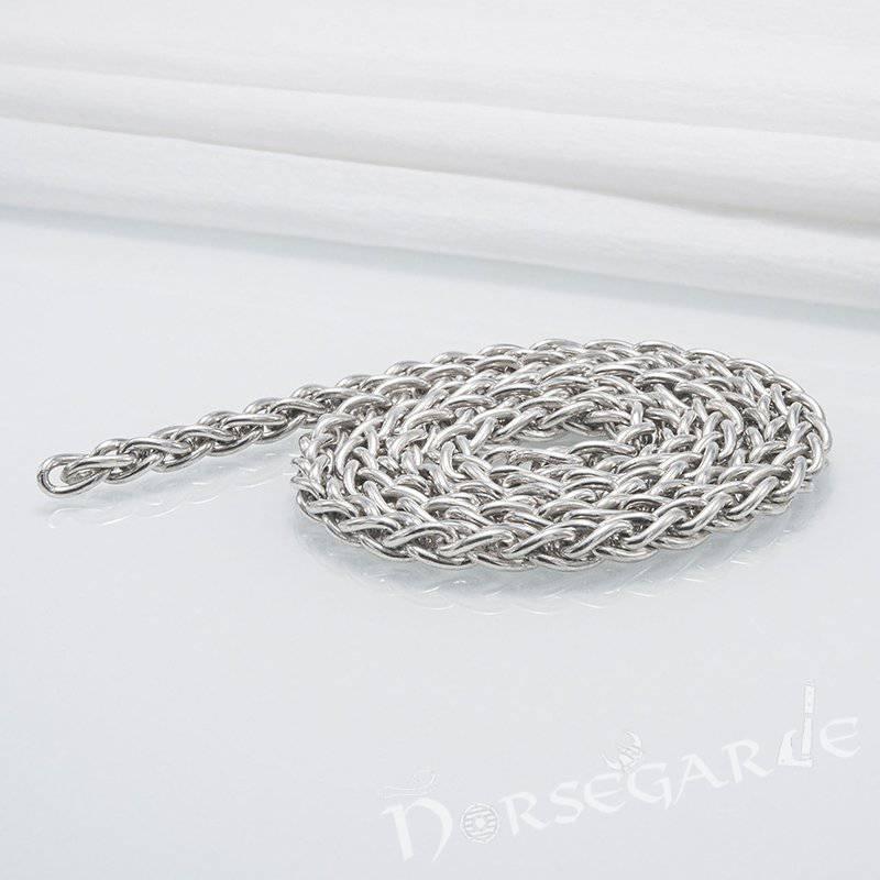 Handcrafted Fashion Chain with Wolves - Sterling Silver