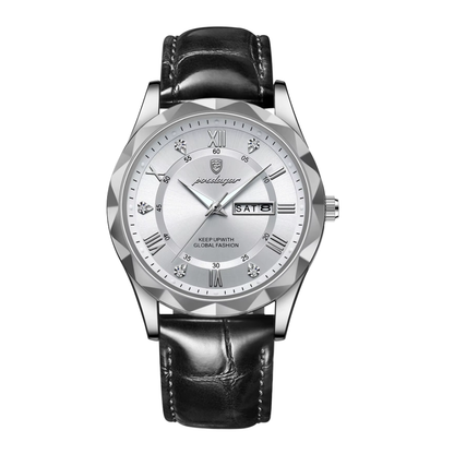 Levi | Men's Quartz Watch with Date and Day Display | 41mm