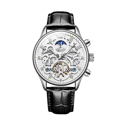 Emmett | Automatic Mechanical Watch with Leather Strap