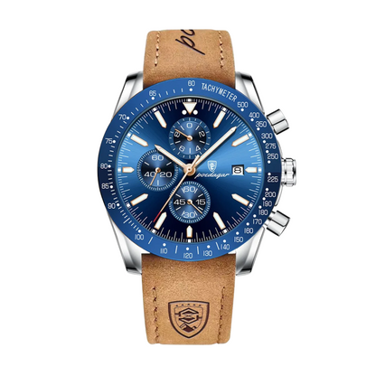David | Stylish Men’s Chronograph with Versatile Strap Options | 44mm