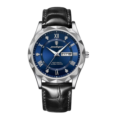 Levi | Men's Quartz Watch with Date and Day Display | 41mm