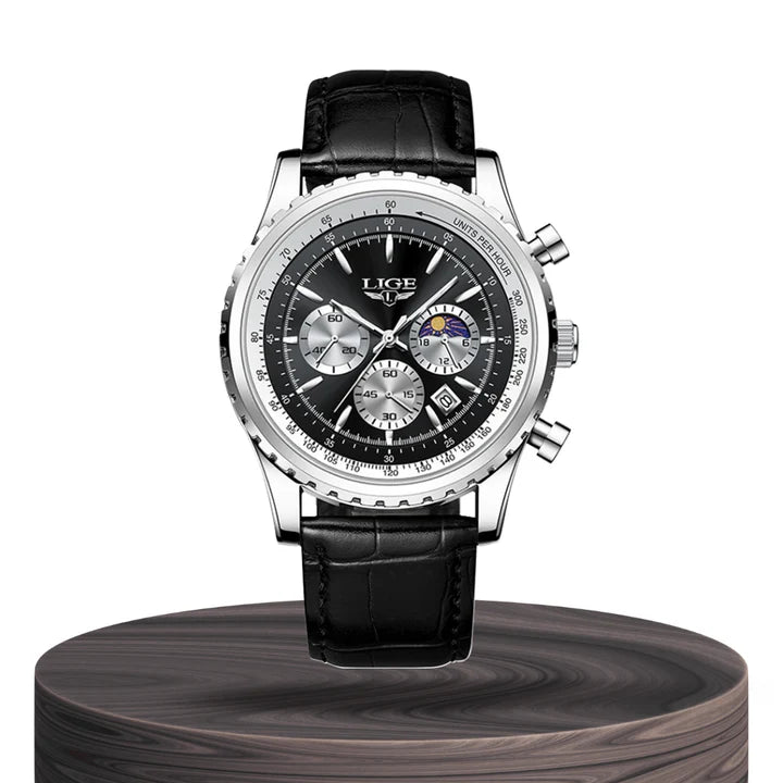 Leo | Elegant Chronograph Moon Phase Watch