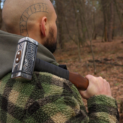 Handforged Slavic Hammer 'Svarog'