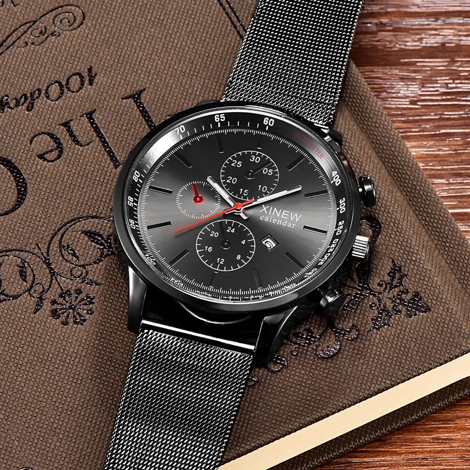 Stormmark | Sleek Men’s Stainless Steel Quartz Watch