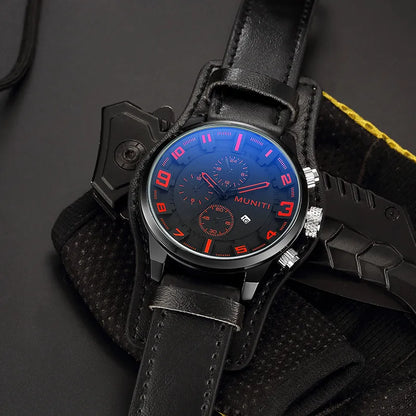 Regalis | Classic Men’s Quartz Watch – Business Style, Leather Band