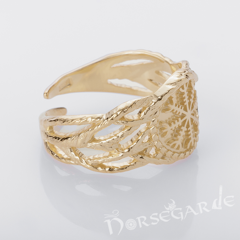 Handcrafted Brambles Helm of Awe Band - Gold