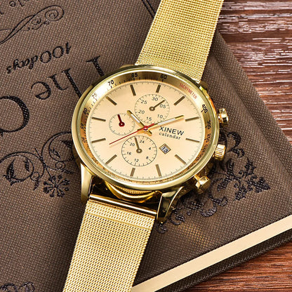 Stormmark | Sleek Men’s Stainless Steel Quartz Watch