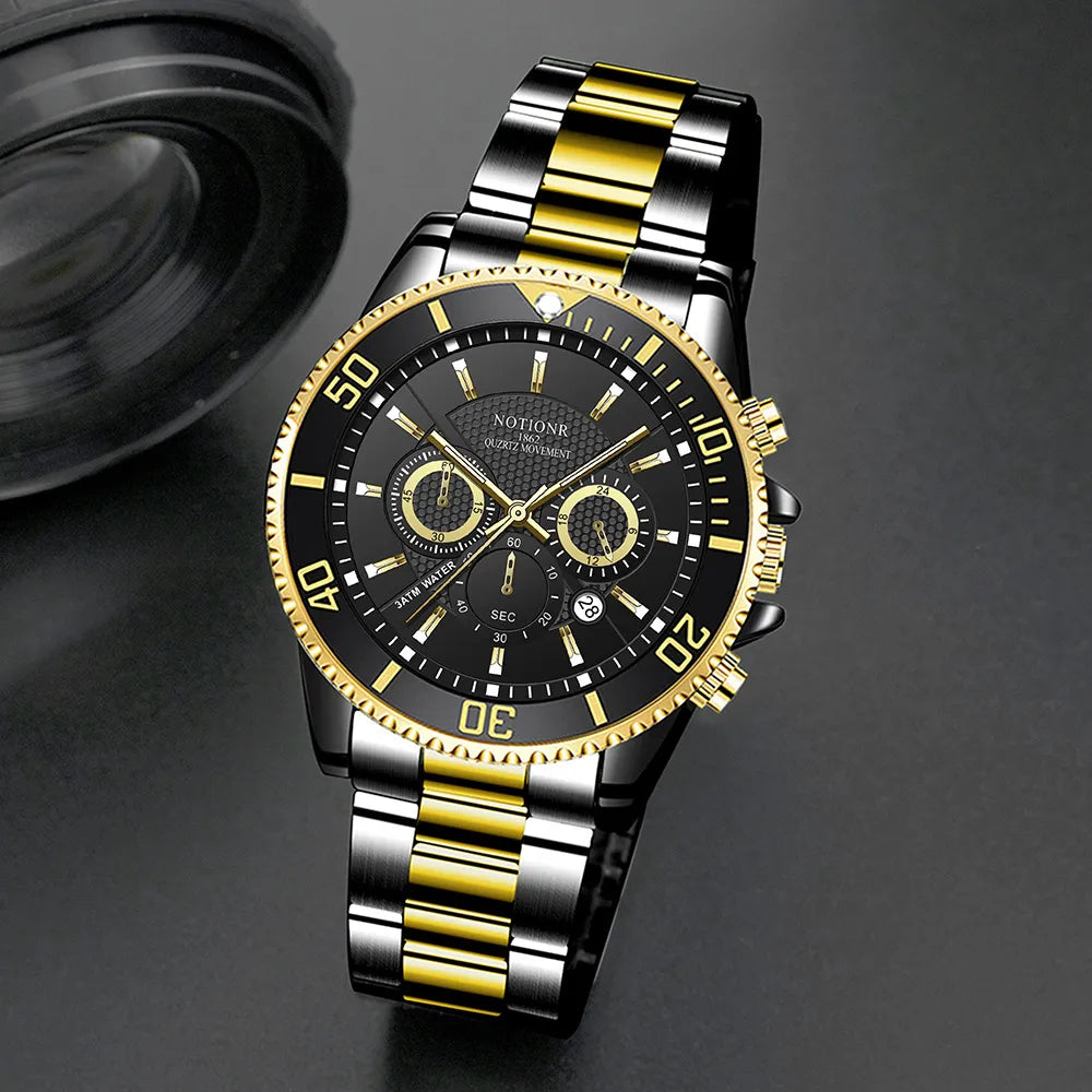 Solaris | Luxury Stainless Steel Luminous Watch