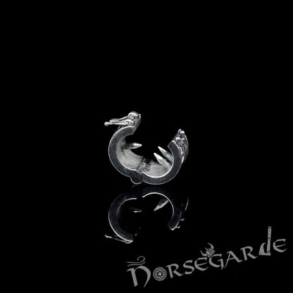 Handcrafted Odin's Beard Bead with Latch & Grip Teeth - Sterling Silver