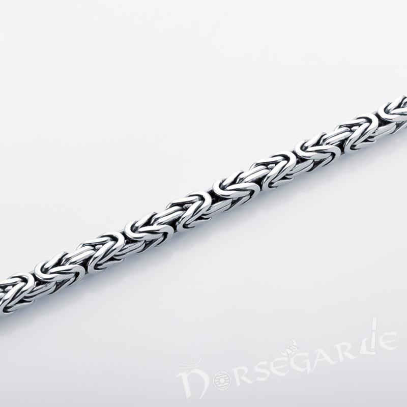 Handcrafted Byzantium Chain Bracelet - Sterling Silver