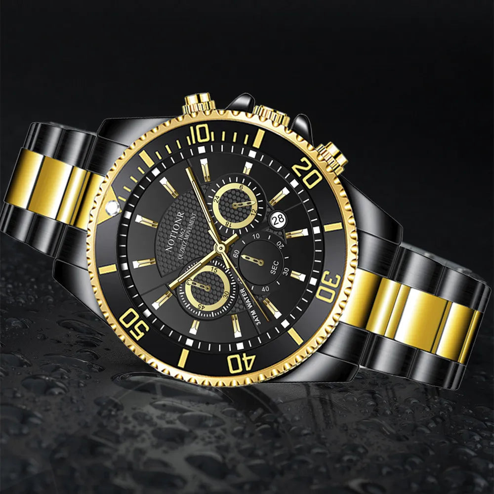 Solaris | Luxury Stainless Steel Luminous Watch