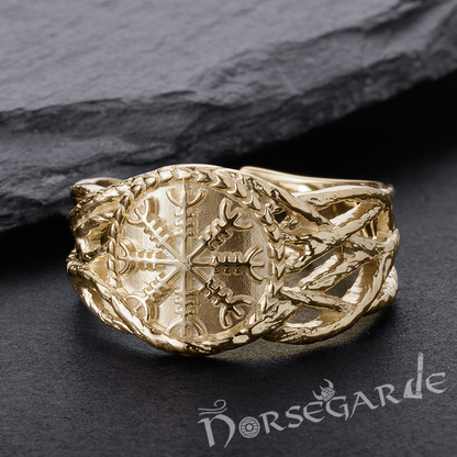 Handcrafted Brambles Helm of Awe Band - Gold