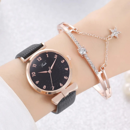 Avenoir | Watch Female Literal Drainage Bracelet Set Watch
