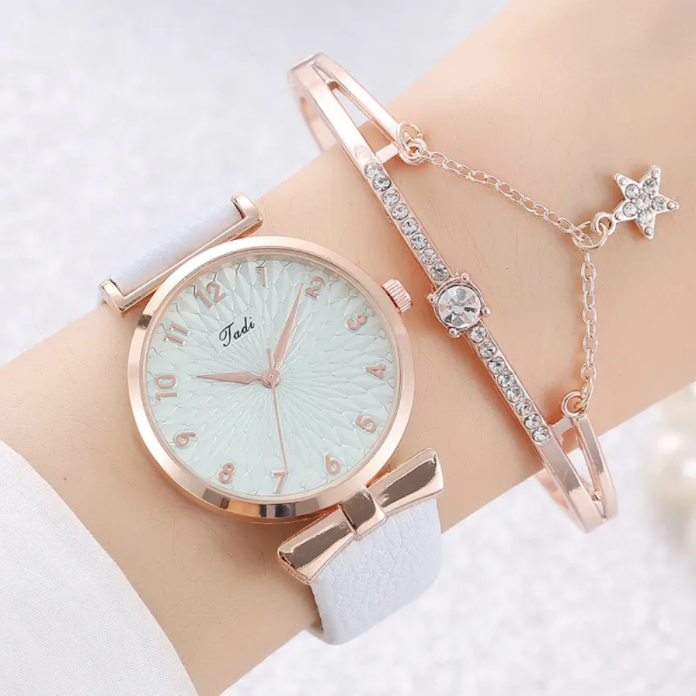 Avenoir | Watch Female Literal Drainage Bracelet Set Watch