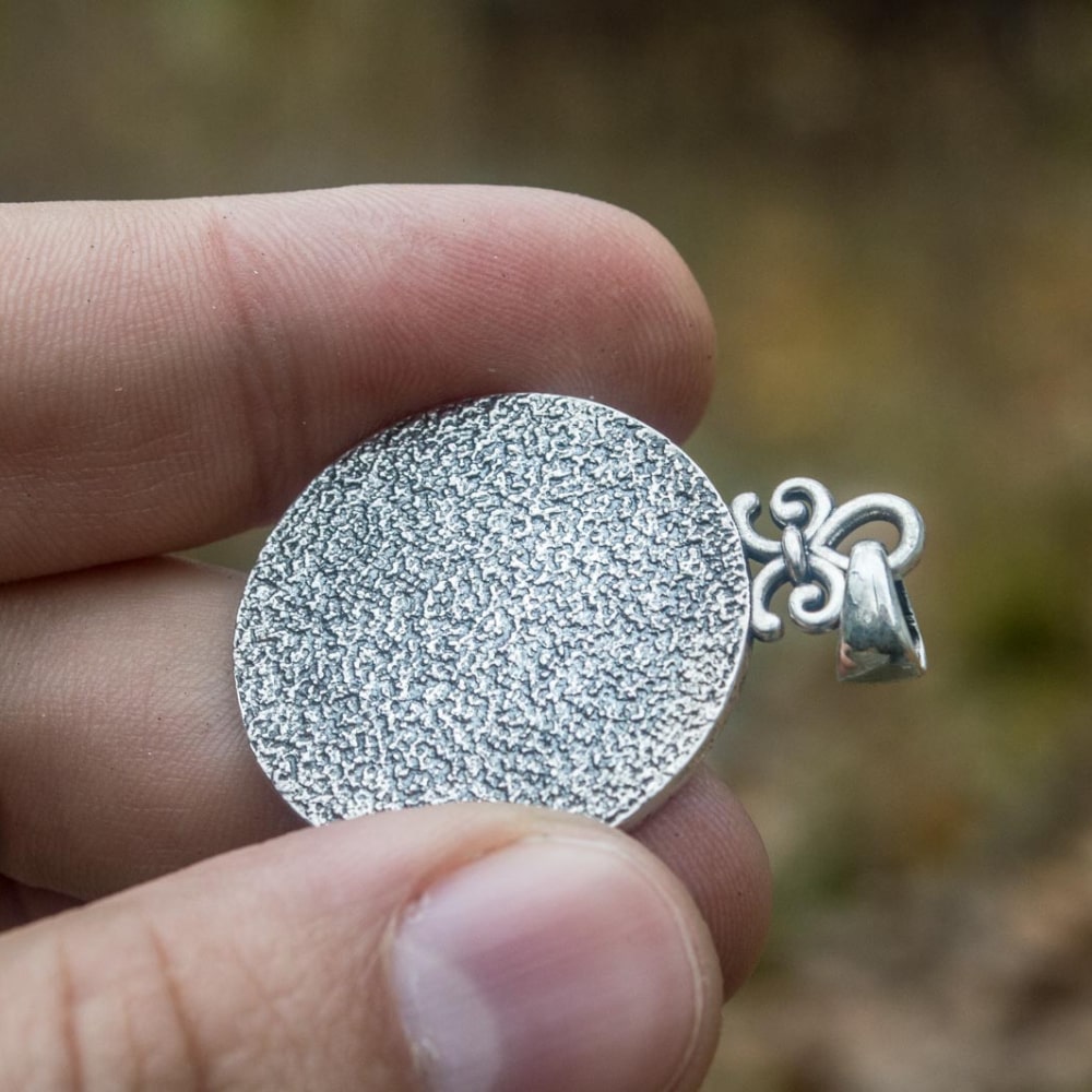 Handcrafted Navigator's Compass Medallion - Sterling Silver