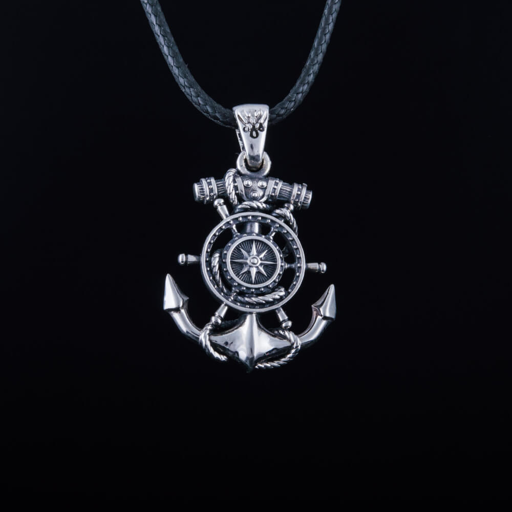 Handcrafted Navigator's Anchor Pendant - Sterling Silver