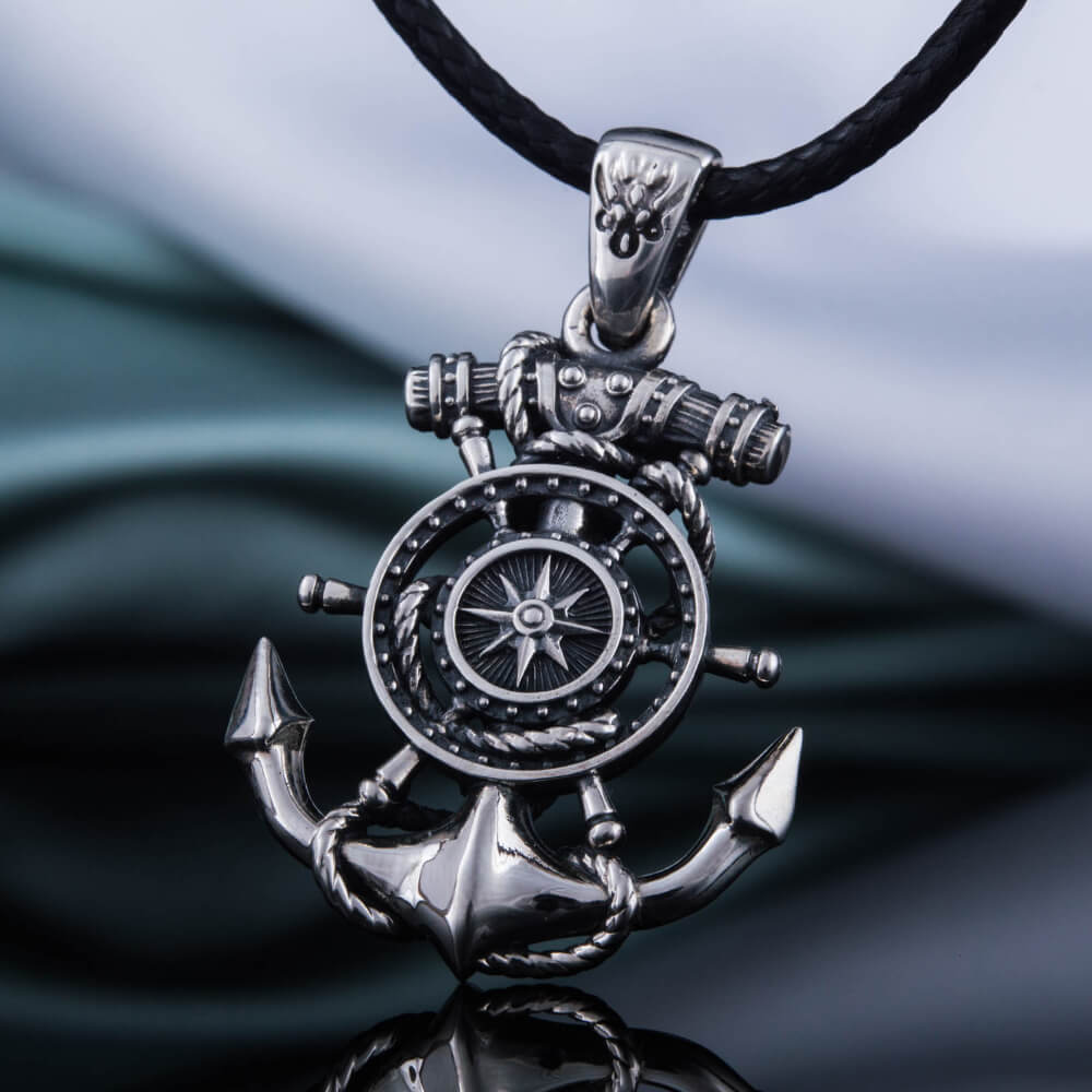 Handcrafted Navigator's Anchor Pendant - Sterling Silver