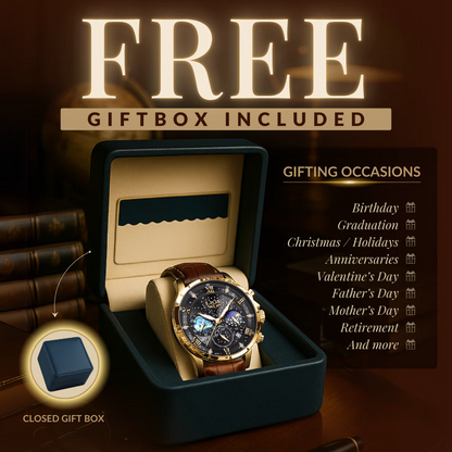 Liam - Elegant Moon Phase Watch
