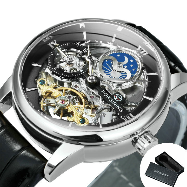 Forsining Men's Skeleton Watch
