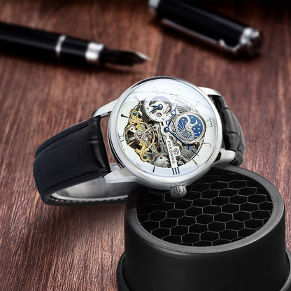 Forsining Men's Skeleton Watch