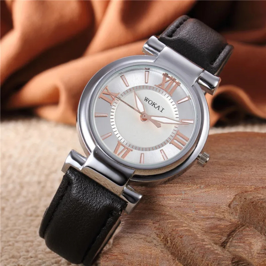Montair | Women's Belt Shell Convex Quartz Watch