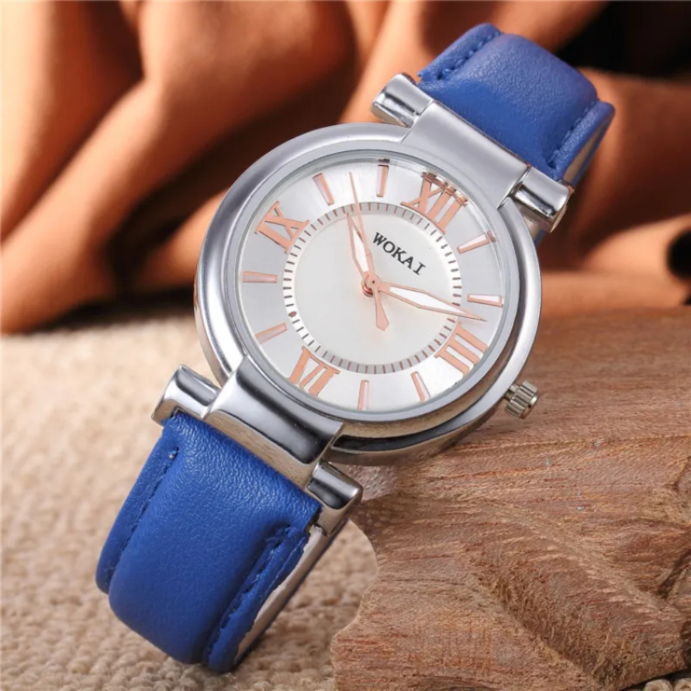 Montair | Women's Belt Shell Convex Quartz Watch