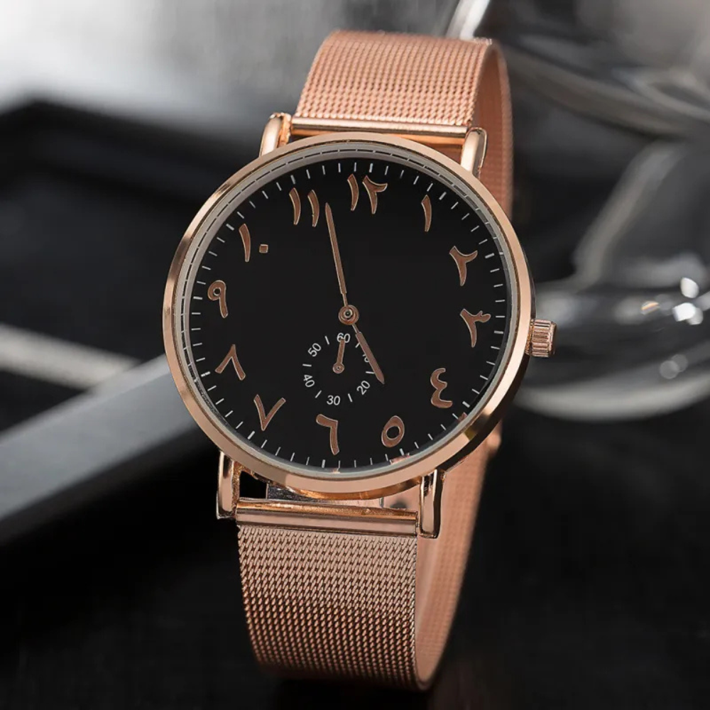 Narella | Unisex Simple Waterproof Alloy Belt Watch