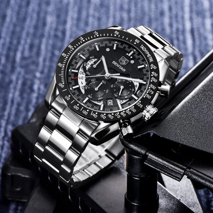 Crimson Tide | Elegant Quartz Watch for Timeless Style