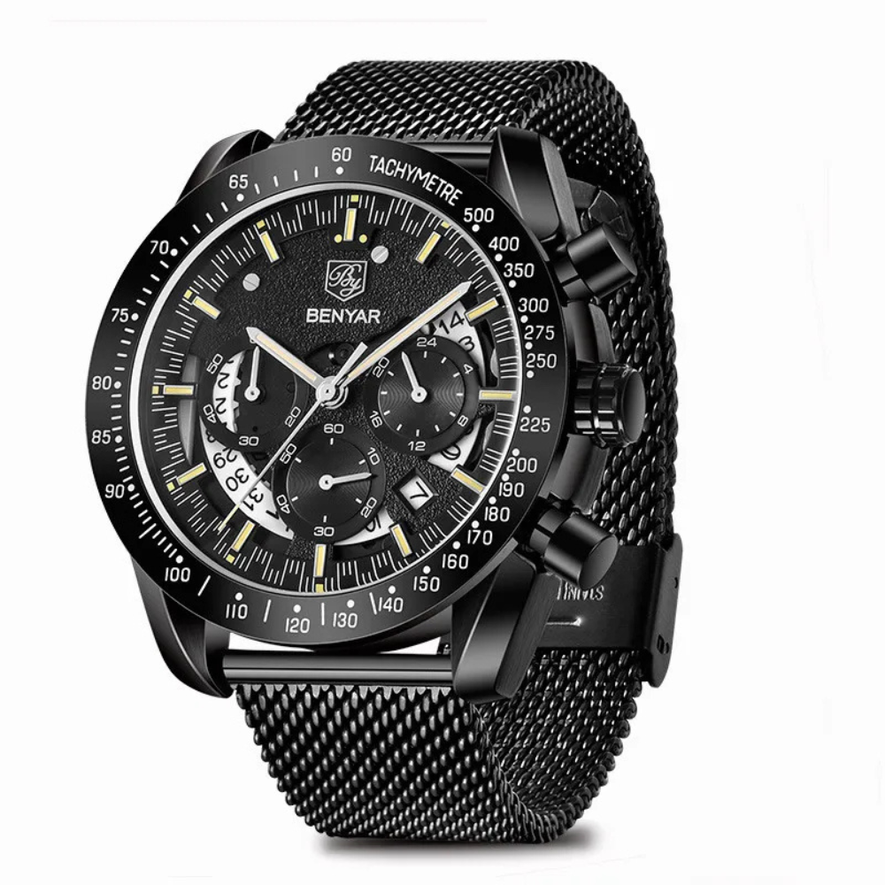 Crimson Tide | Elegant Quartz Watch for Timeless Style