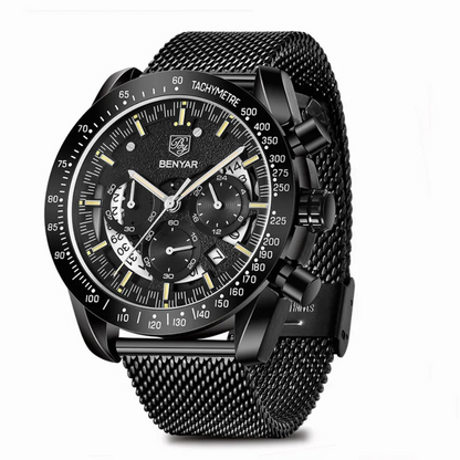 Crimson Tide | Elegant Quartz Watch for Timeless Style