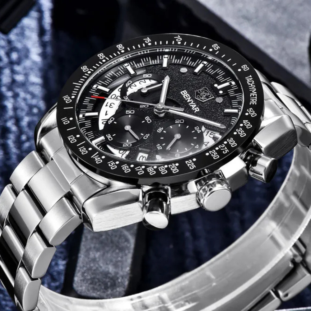 Crimson Tide | Elegant Quartz Watch for Timeless Style