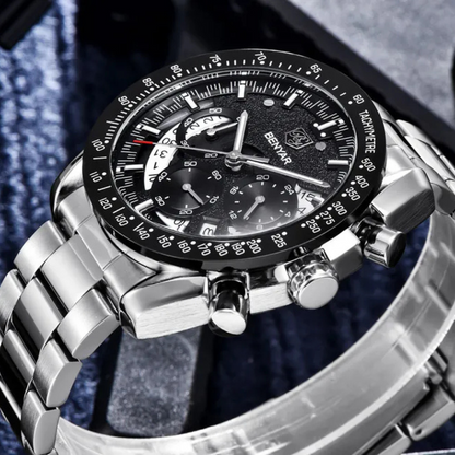 Crimson Tide | Elegant Quartz Watch for Timeless Style