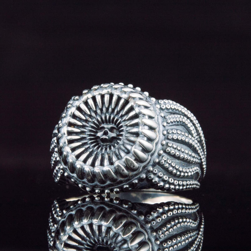 Handcrafted Maw of the Kraken Ring - Sterling Silver