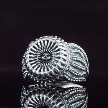 Handcrafted Maw of the Kraken Ring - Sterling Silver