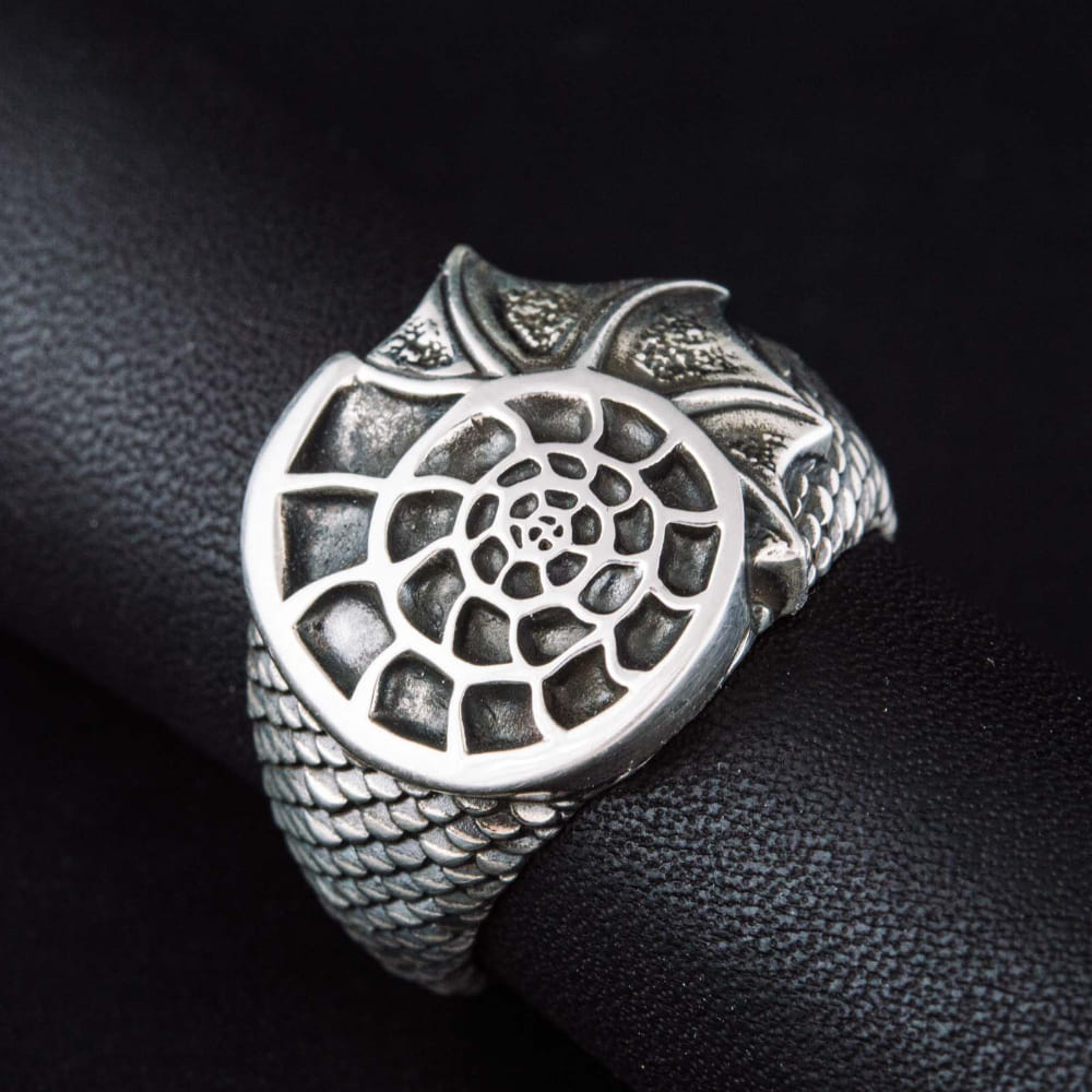 Handcrafted Siren's Spiral Ring - Sterling Silver