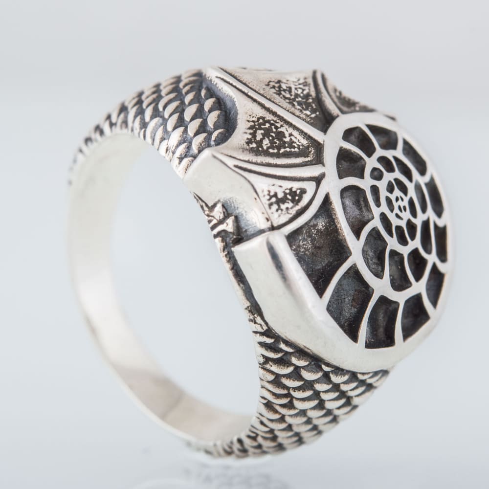 Handcrafted Siren's Spiral Ring - Sterling Silver