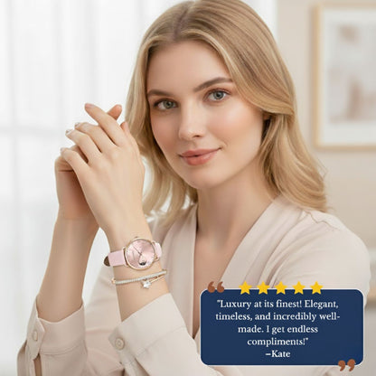 Sierra | Moon Number Dial Watch and Bracelets Set | 39mm