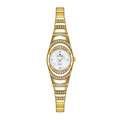 Solaire | Ladies Gold Watch Diamond Wristwatch