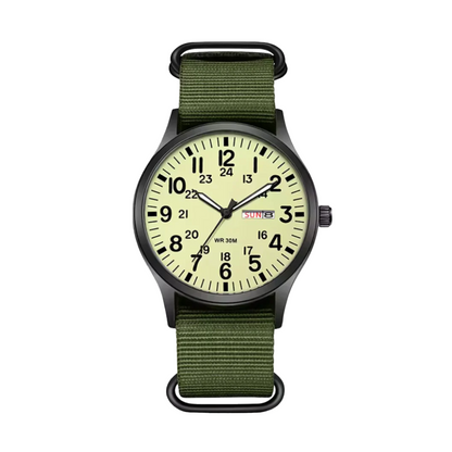 Thomas | Minimalist Field Watch with Functional Strap | 42mm