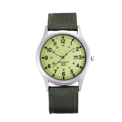 Mateo | Rugged Field Watch with Durable Canvas Strap