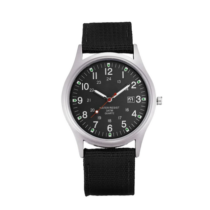 Mateo | Rugged Field Watch with Durable Canvas Strap