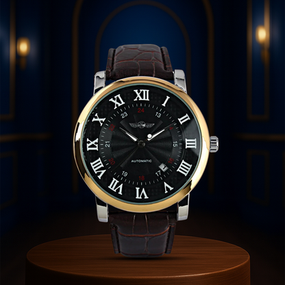 Daniel | Mechanical Classic Men’s Roman Numerals Watch | 45mm