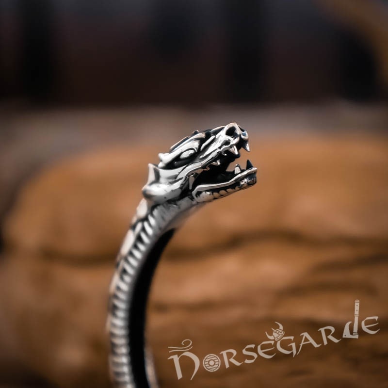 Handcrafted Saga of Ragnarok Bracelet - Sterling Silver