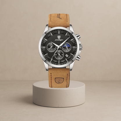 Men's waterproof chronograph watch