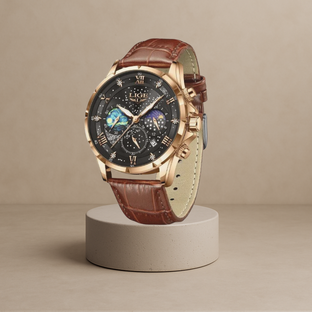 Liam - Elegant Moon Phase Watch