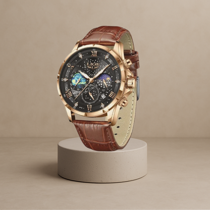 Liam - Elegant Moon Phase Watch