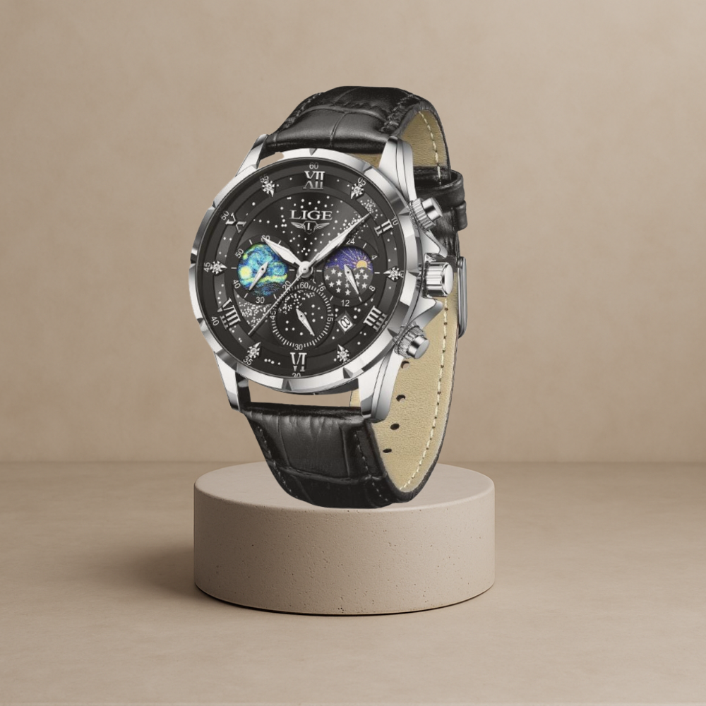 Liam - Elegant Moon Phase Watch
