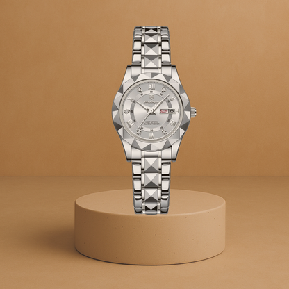 Women's luxury stainless steel watch